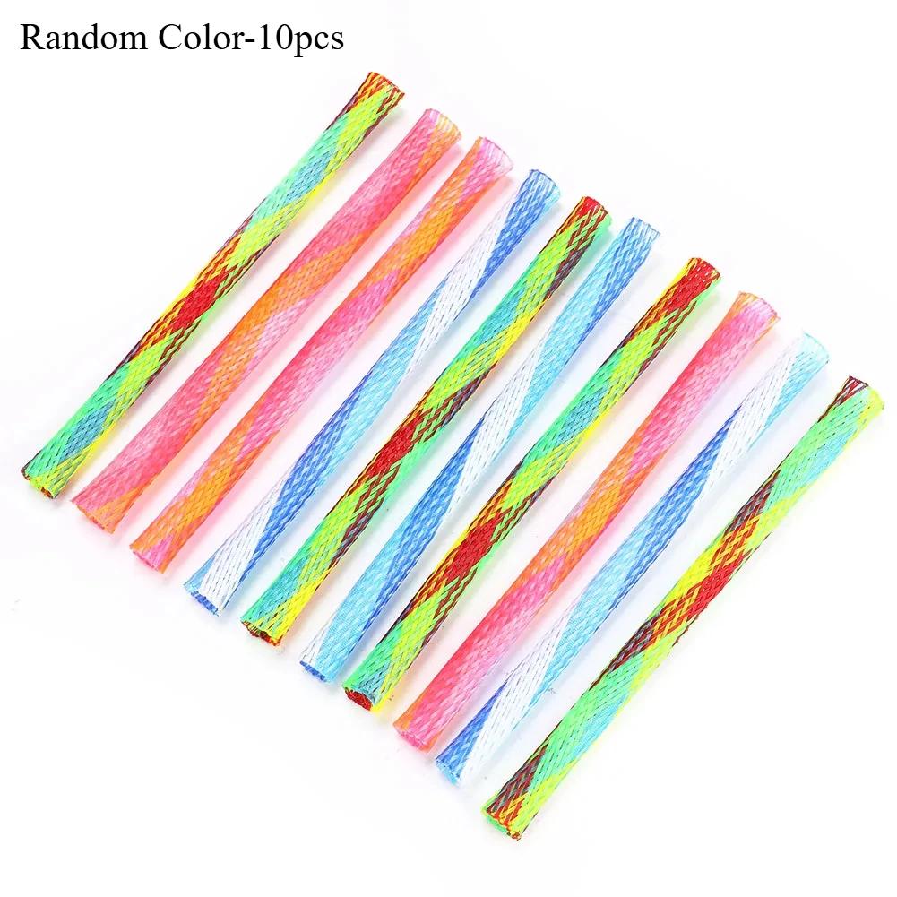 

10pcs Cat Toys Freely Folding Spring Shape MultiColor Cat Bouncing Good Elasticity Pet Playing Cat Interactive Toys Pet Supplies