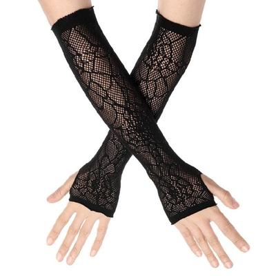 Stilvolle Spinnennetz-Handschuhe Elastische Polyester-Mischung Cosplay-Kostümzubehör für festliche Zusammenkünfte oder lässige Abenteuer