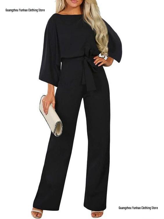 Tuta da Donna con Maniche a Pipistrello e Allacciatura - Moda Autunno/Inverno 2019