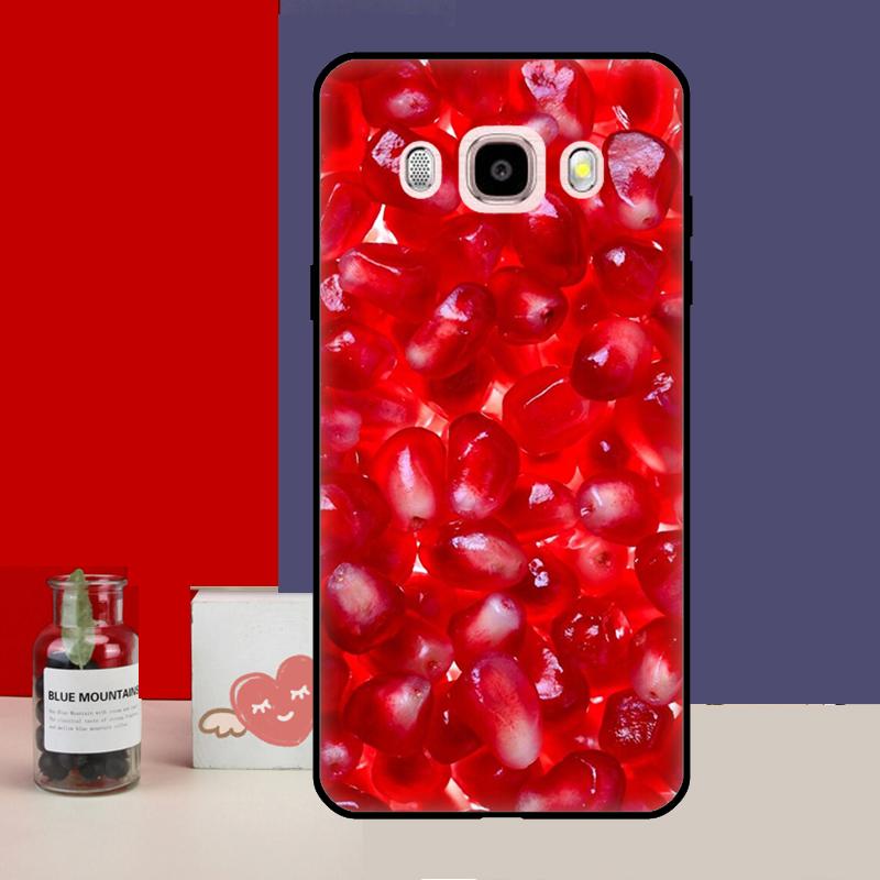 Food Fruit Red Pomegranate Case For Samsung Galaxy J3 J5 J7 2016 A3 A5 2017 A6 A7 A8 A9 J8 J4 J6 Plus 2018 Back Cover