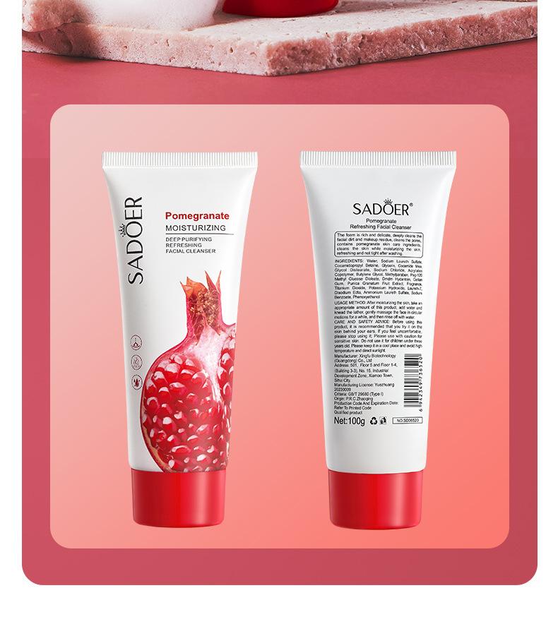 Facial cleanser Rose Cleanser 100g Deep Cleansing Hydrating Moisturizing Skin Care Products