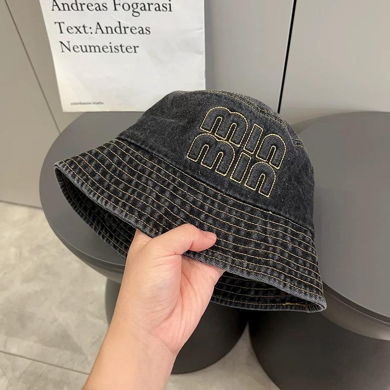 

Випраний денім, бренд припливу, літній капелюх-відро з літерами, дитячий, весна-осінь, парний, корейська версія, новий, з закриттям обличчя, маленький капелюх-відро, чоловічий M（56-58cm）