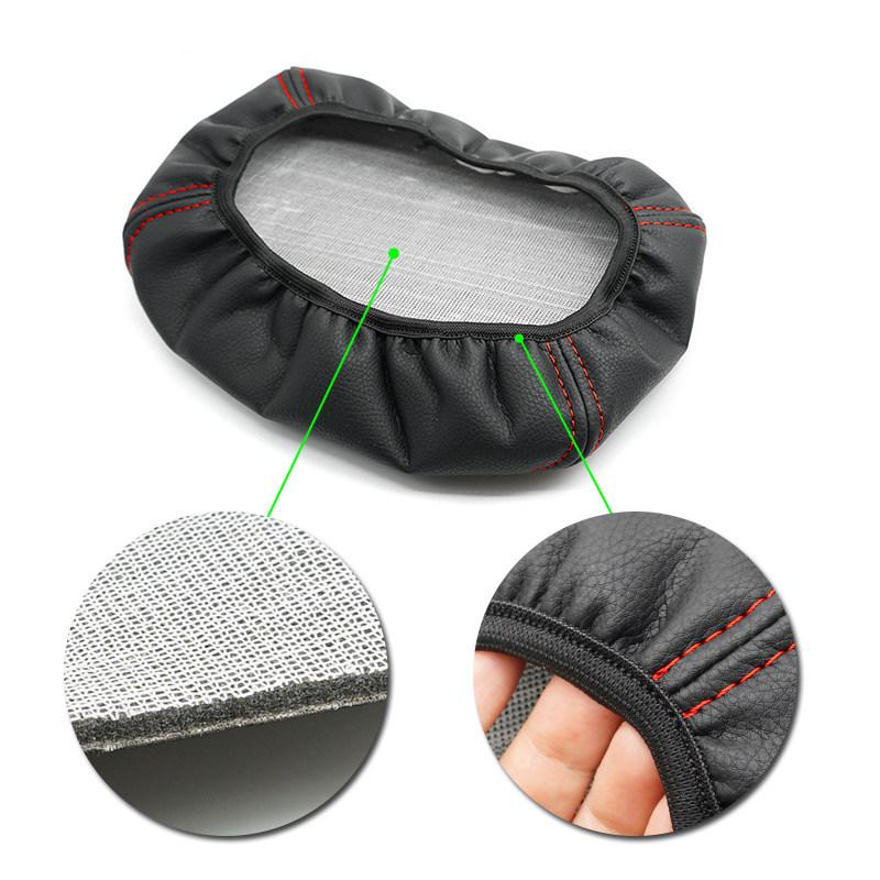 PU-Leder mit Schwamm Auto Zubehör Innenraum Mittelkonsole Armlehnenbox Abdeckung Verkleidung Für VW Golf 6 MK6 2010 2011 2012 2013