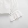 Women's 2025 Spring/Summer European & American Fashion Breathable Embroidered Single-Breasted Top Shirt