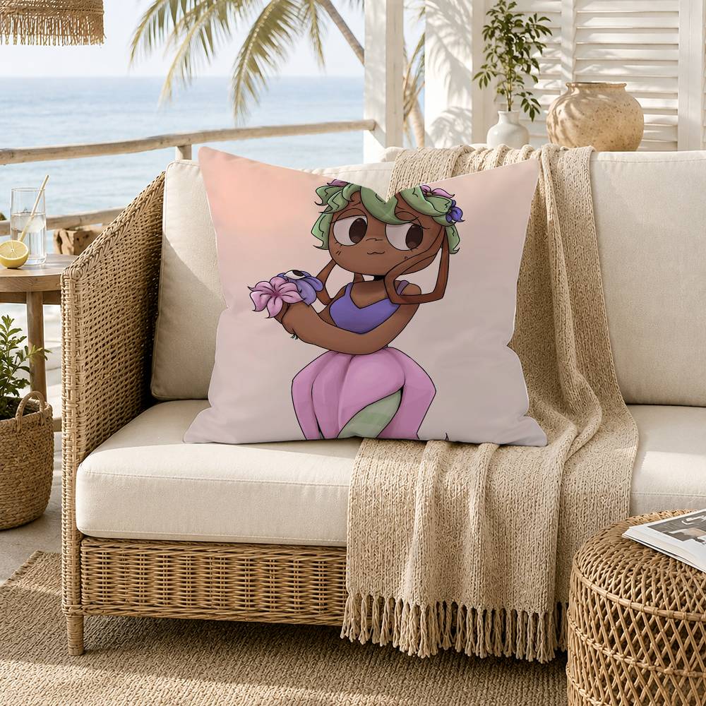 Bassie DDandys WWorld Pillow Case for Sofa Living Room Home Office Decor Protective Cover