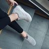 Mode Innenerhöhung Damen Schuhe Koreanischer Stil Weiß Lässig Dicke Sohle Mesh Flache Schuhe Frühling Herbst Walking Hohe Absätze