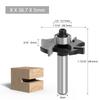 For DIY Woodworking Ball Bearing Cutter Router Bits Ball Bearing T-Slot Cutter Cutter Anti-Rebound Design For Drawer Making