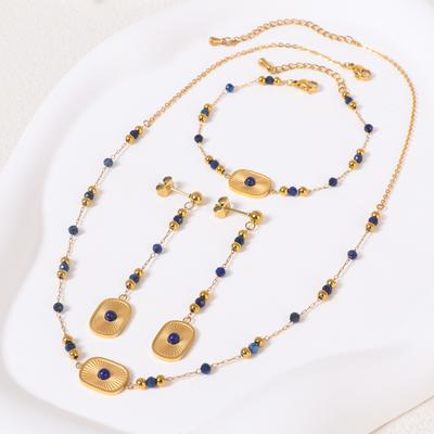 Light Luxury Retro Necklace for Women In Summer Niche High-end Collarbone Chain Set