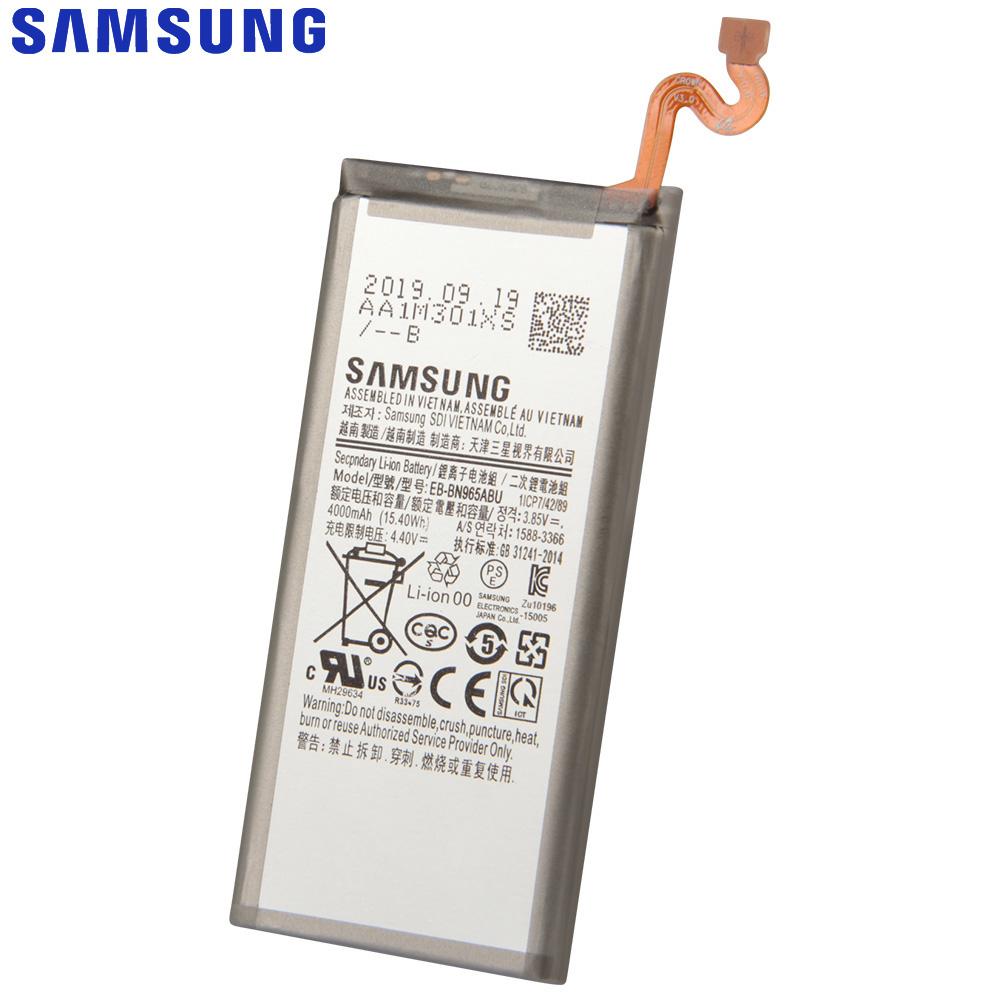 Original Replacement Battery EB-BN965ABU For Samsung Galaxy Note9 Note 9 SM-N9600 N960F N960U N960N N960W SM-N960X 4000mAh