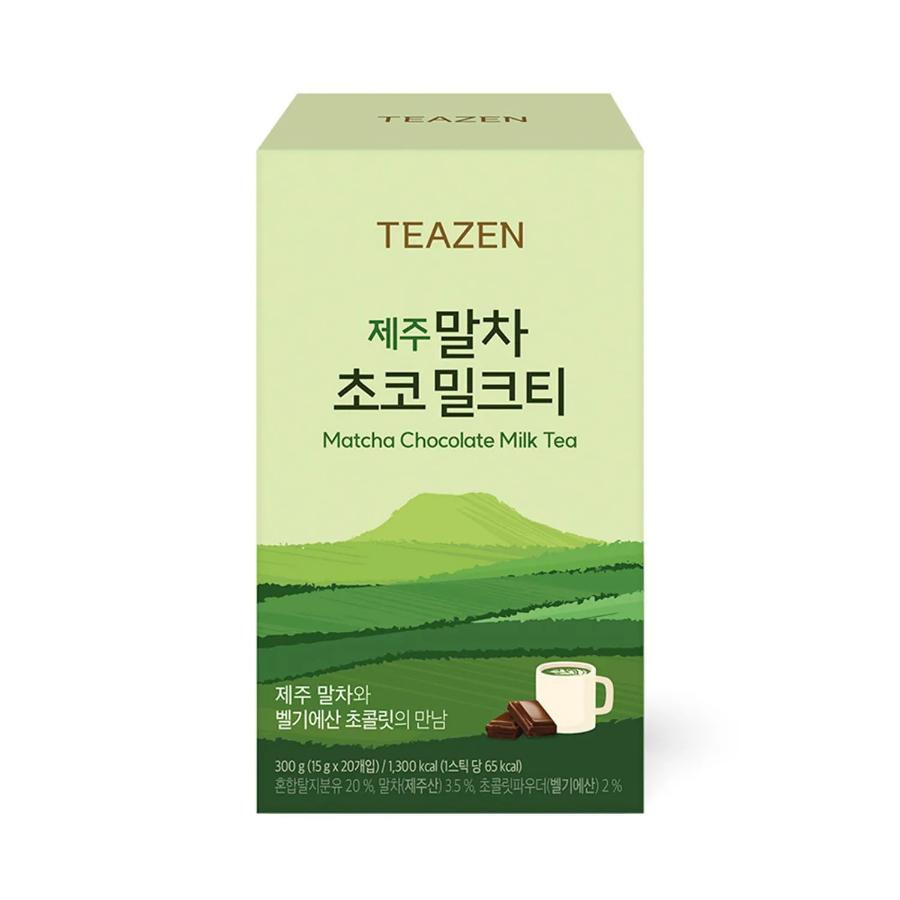 Teazen Matcha Schokoladenmilch Tee Instant Gesundes Getränk 20 Beutel