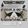 xmm Locking Edge Rubber Laptopmat Gaming Mousepad Large Bill Cipher Gravity Fall Table Carpet XXL Computer Accessories Rug