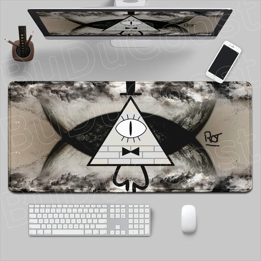 xmm Locking Edge Rubber Laptopmat Gaming Mousepad Large Bill Cipher Gravity Fall Table Carpet XXL Computer Accessories Rug