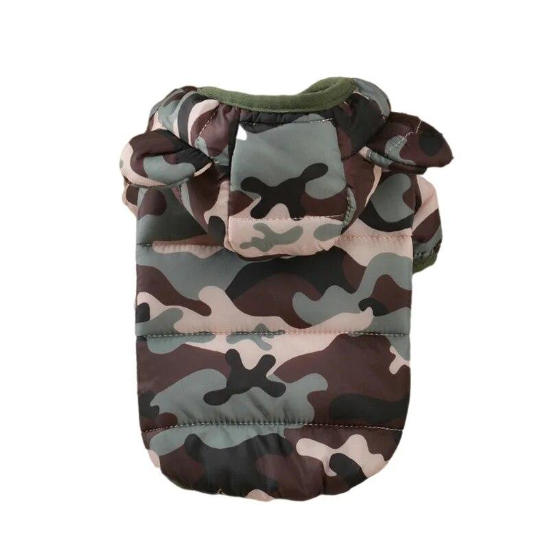 Puppy Coat for Small Medium Dogs Cats Clothes French Bulldog Hoodies Winter Chihuahua Pug Padded Clothing Shih Tzu Outfits