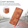 Applicable to Samsung S25 mobile phone leather case A35 skin matte insert card wallet protective case A56 portable rope oil edge case