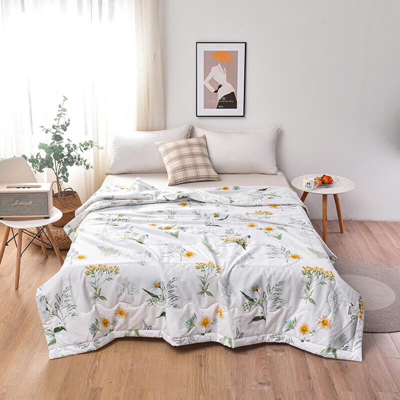 FIRS Daisy Pattern Cotton Summer Quilt