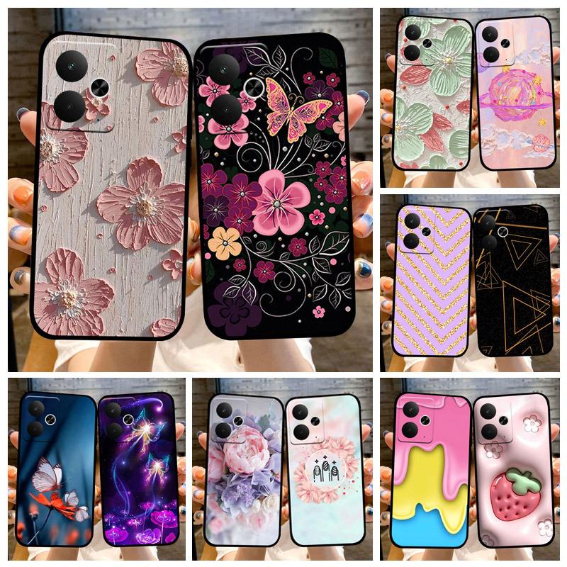 Per Custodia Telefono Realme 14T 5G Pittura alla Moda Silicone Morbido TPU Copertura Protettiva Fotocamera Per Realme14T 14 T Fundas Bumper RMX5078