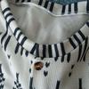 2025 Autumn/Winter Animal Print Round Neck Cardigan Sweater