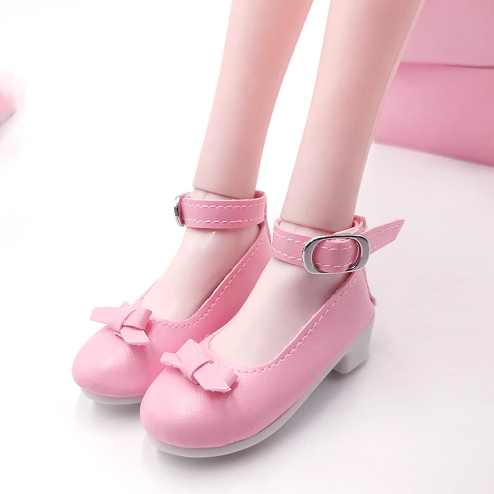 Doll Accessories For BJD 60 cm Doll Shoes 1/3 Girl 7.5 cm Dainty Boots With High Heels Sandals Dress Toys Playhouse Kids Toy