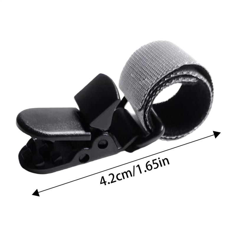 Yard Flag Clips 12 Pieces Flag Pole Clips Adjustable Anti-Wind Clamps For Indoor Outdoor Garden Backyard Project