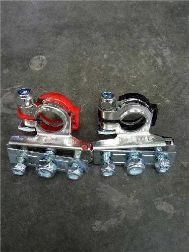 

Battery head (pair)-3 channels-red and black