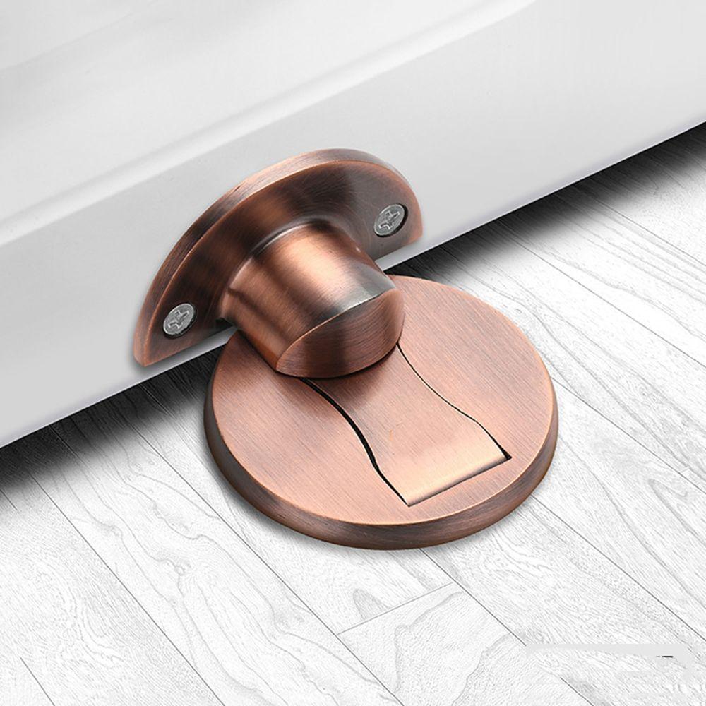Furniture Door Mechanical Floor Mount Self-locking Hardware Door Holder Door Stopper Safety Catch
