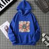 American hooded sweater women's autumn and winter Korean version fashion oversize loose coat women's clothing