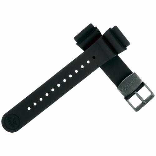 Seiko Prospex Replacement Band, 22mm, Black, R7C03DR