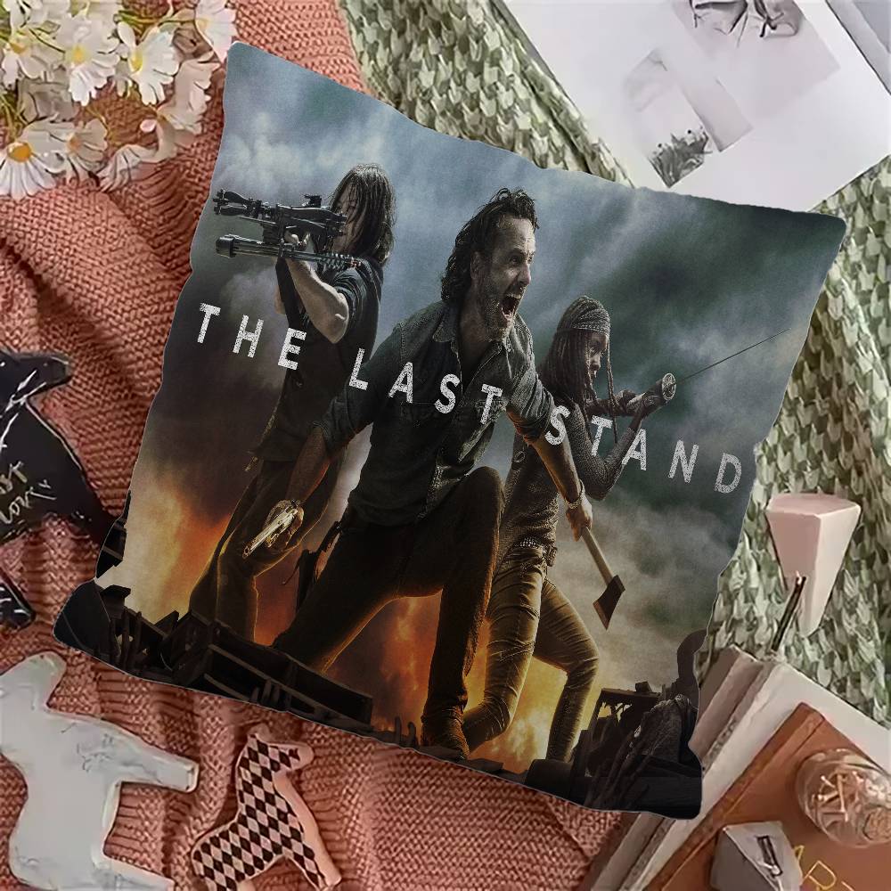 The W-Walking Dead Personalized picture text home decorative pillows Household Gifts 45x45cm