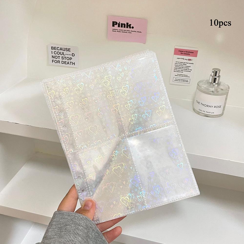 11PCS/Pack A1 Ins Photocard Binder Sleeves Idol Photo Card Holder Photocards Album Storage Bag  Loose Leaf Photo Sleeves