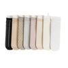 5/10 Pairs Comfortable Casual Spring Summer Solid Color Rolled Hem Pile Socks for Women Cute Mid Calf Socks Mesh Breathable Cotton Socks