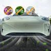 For Geely EX2 2026 split-type Car Insect Proof Net No Drill Water Tank Grille Front Grille Modified Car Grille Mesh Decoration