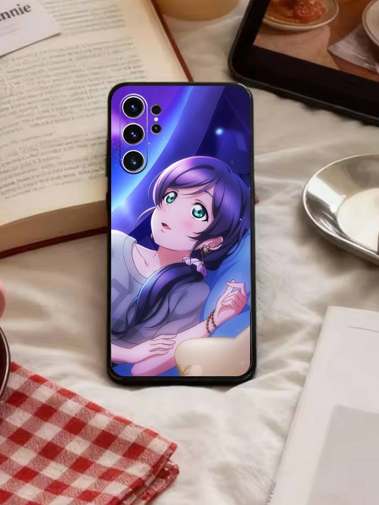 Love Live-Sonoda Umi Phone Case For Samsung S26,S25,S24,S23,S22,S21,S20,Ultra,Plus,FE Black Soft Cover