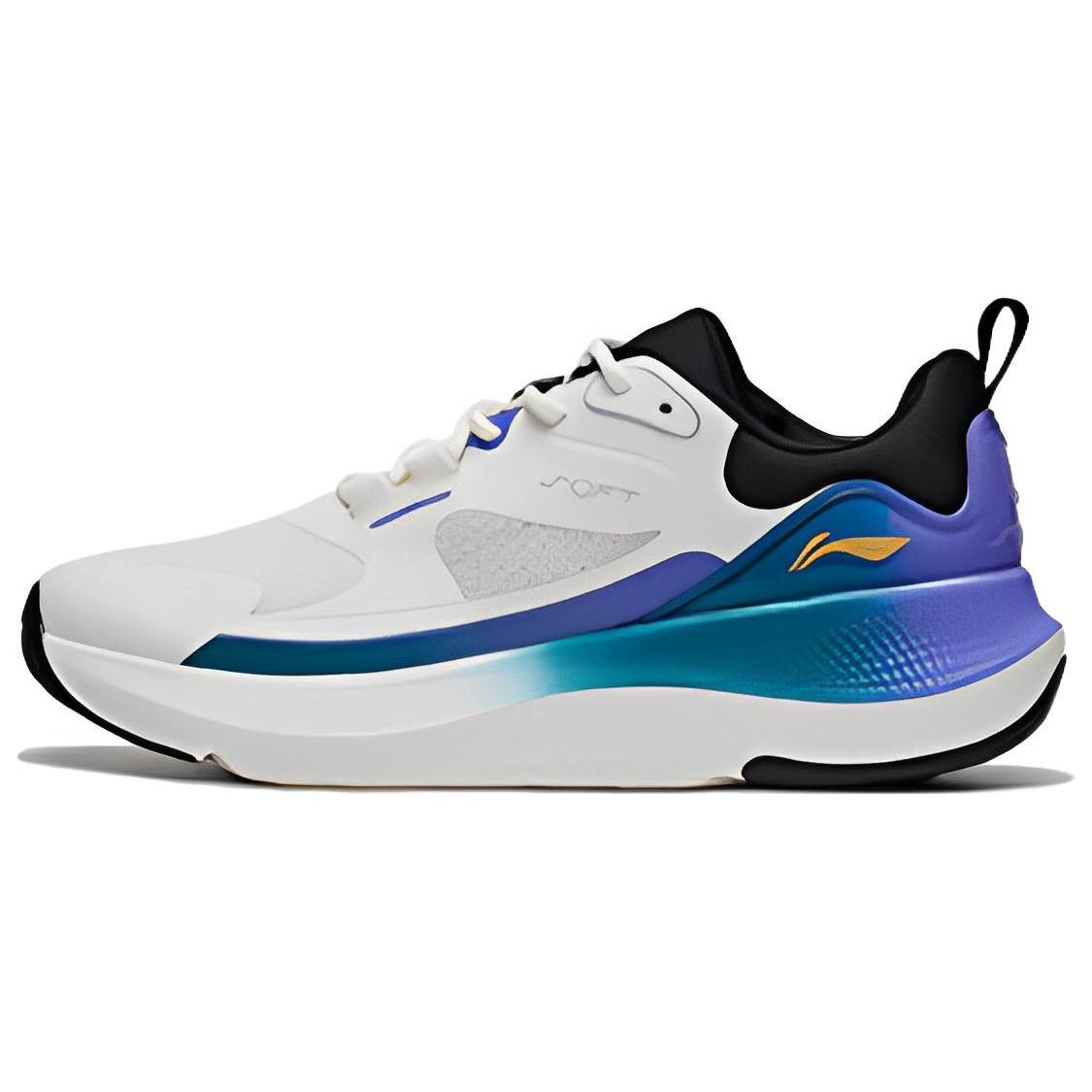 Li-Ning Soft Go  White Blue Purple  Men s AGLT125-1 EU 41