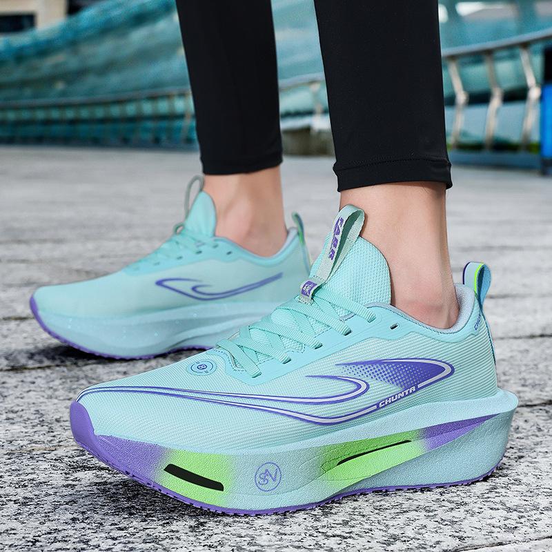 Sports breathable running shoes casual sports shoes racing professional rebound outdoor jogging couple marathon shoes