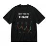 Men's T-shirt With Minimalist BEST TIME TO TRADE Chart Design Unisex 100% Cotton