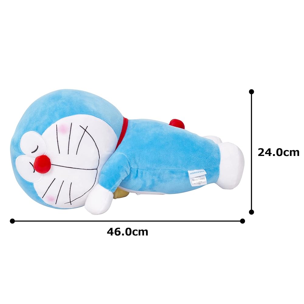 MORIPiLO Doraemon Plush Hugging Pillow 45cm - Soft and Cute Large Cushion
