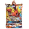 Pokemon Flareon GX Deken Super Warme Comfortabele Pluche Worpdeken Voor Kind Woonkamer Flanellen Sprei Bedsprei
