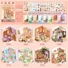 3D Dream Room Theme Diorama Sticker Book Stress Relief For Journal DIY Collage Material Frame Office Sticker Desktop Decoration