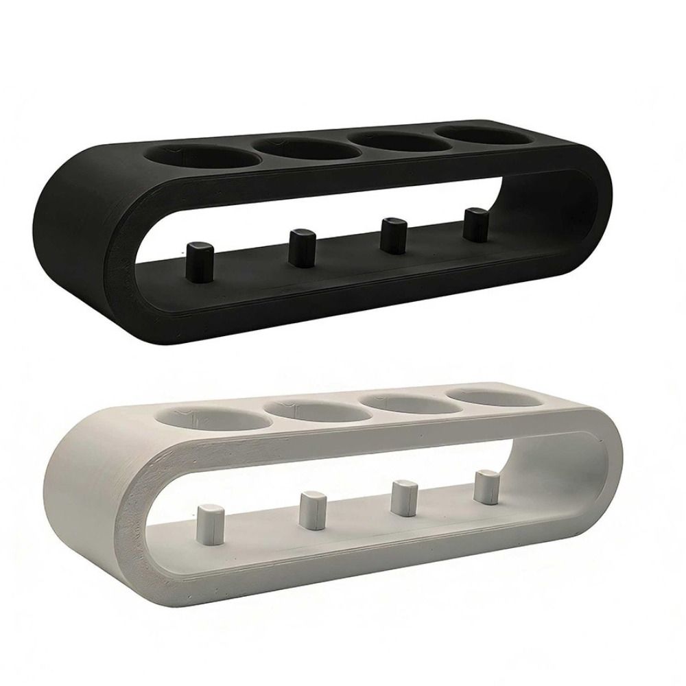 4 Holes Toothbrush Organizer Eco-friendly Bathroom Storage Rack Vanity