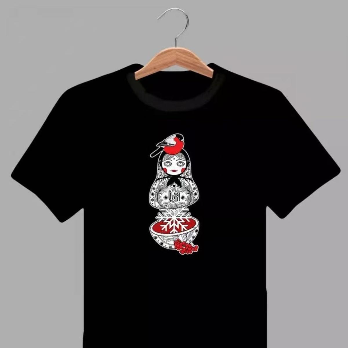 

New Summer Trend Shortsleeved Mens Pure Cotton Versatile Relaxed Casual Mens Printed Tshirt with Round Neckline S