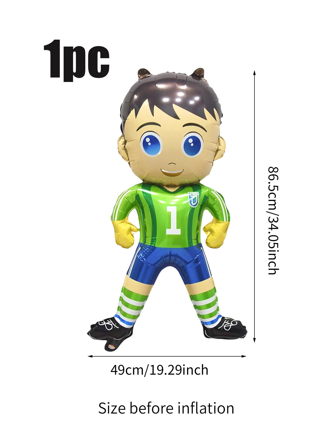 

1/5pcs Cartoon Football Goalkeeper Aluminum Balloon Football Game Birthday Party Decoration Football Theme Party Boy Birthday Other