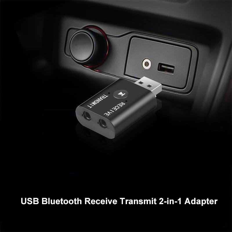 Bluetooth 5.0 Audio Transmitter Receiver 3.5mm AUX Jack RCA USB Dongle Stereo Wireless Adapter for TV Car Kit Speaker Headphone