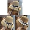 Butterfly Bow Sun Hat For Beach Vacation With Wide Brim And Breathable Material