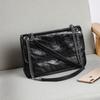 Genuine Leather Bag for Women 2025 Autumn Winter New Chain Bag Single Shoulder Crossbody Messenger Bag Oil Wax Leather Large Capacity Tote Bag