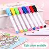 Magnetic Water-Based Erasable Whiteboard Markers for Kids - 8 Bold Colors