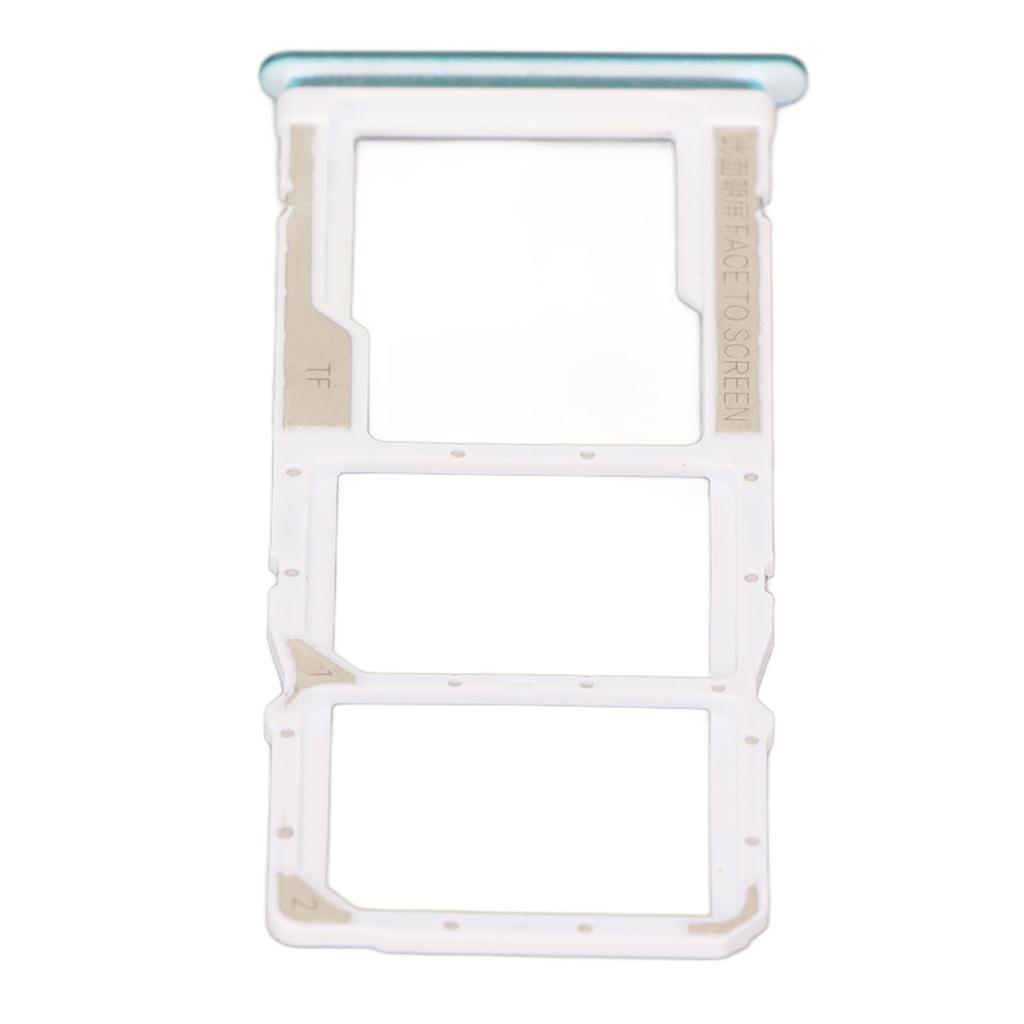 Ersatz SIM-Kartenfach Speicherkartensteckplatz Halter mit Auswurfstift Bürste für Xiaomi Redmi Note 9 Grün