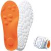 2026 Neue Stepper-Einlegesohlen für Damen & Herren, 4D-Memory-Schaum-Wolke mit Einlage zur Fuß- & Gelenkunterstützung, Ganztägiger Komfort-Einlegesohlen (9,5,Orange)