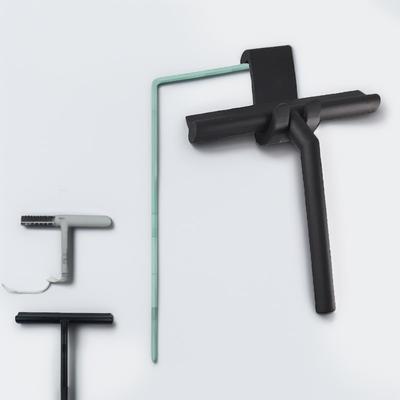 Bad Dusche Rakel Haushalt Glas Wischer Fenster Spiegel Silikon Schaber Dusche Türen Hängen Rakel Halter Reinigung Werkzeug