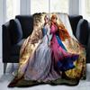 1pc Frozen Printing Blanket - Soft, All-Season Throw for Living Room, Bedroom,Personalized Gift with Adorable Cartoon Design