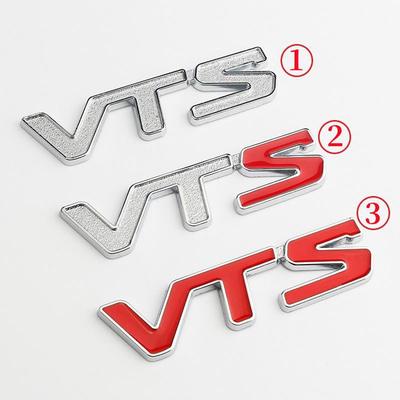 Naklejki samochodowe 3D Metal Chrome VTS znaczek z symbolem naklejki dla Citroen C2 C4 C5 itp.
